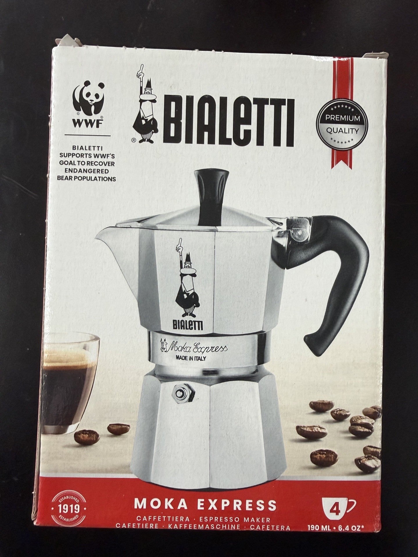 BIALETTI PERCOLATOR 4 CUP