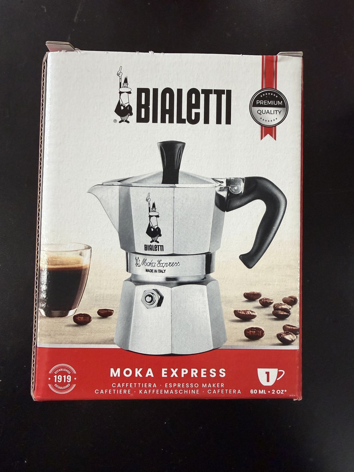 BIALETTI PERCOLATER 1 CUP