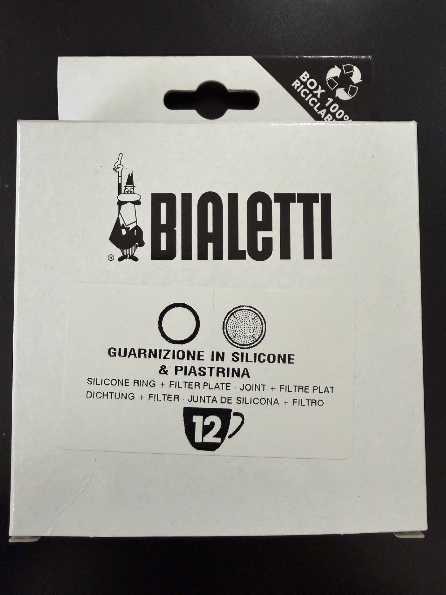 BIALETTI SILICONE GASKET 12 CUPS