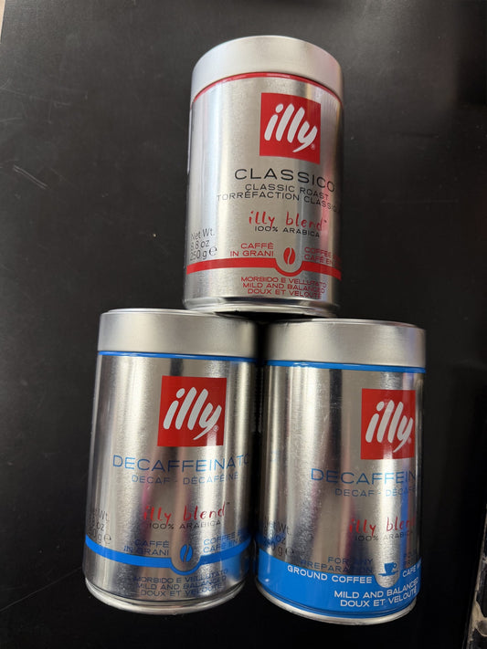 ILLY CLASSIC OR DECAF 250G