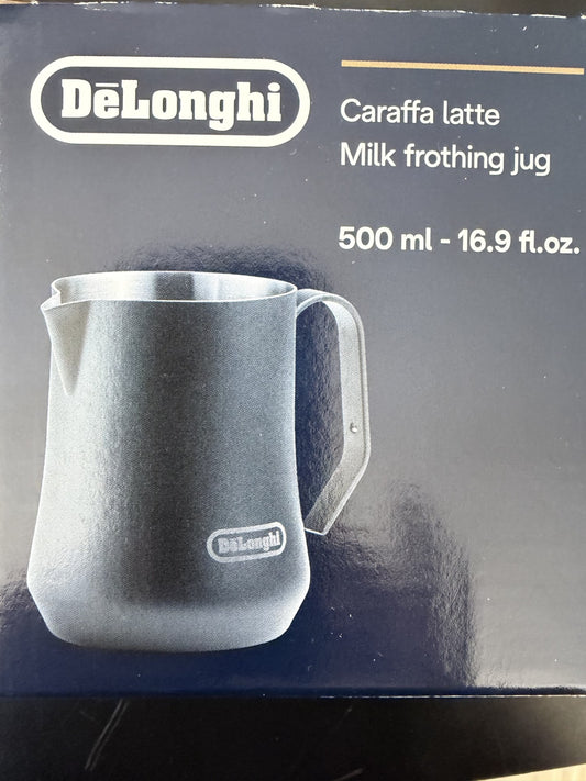 DE LONGHI BLACK MILK FROTHING JUG 500 ML