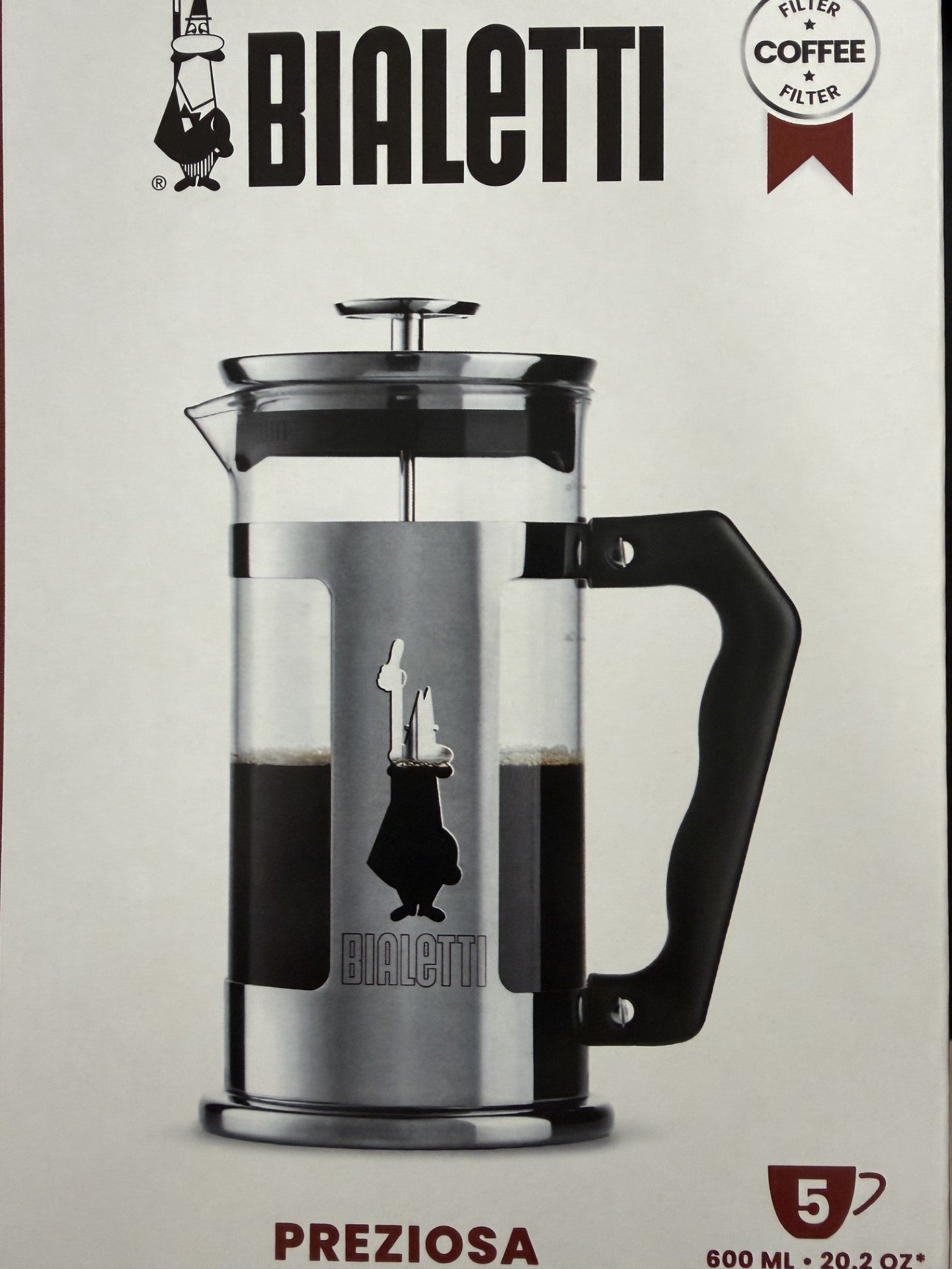 BIALETTI PREZIOSA 5 CUPS
