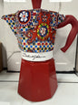 BIALETTI PERCOLATER D/G RED 6 CUPS