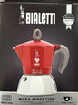 BIALETTI INDUCTION RED 4 CUPS
