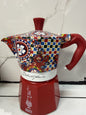BIALETTI PERCOLATER D/G RED 3 CUPS