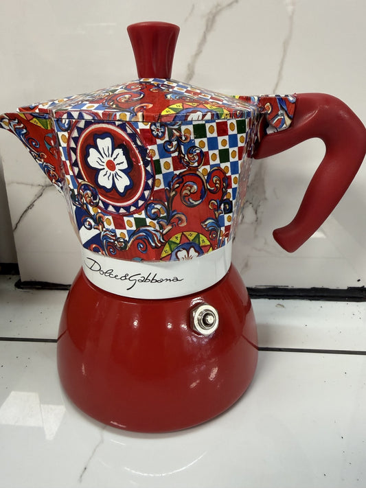 BIALETTI INDUCTION D/G RED 3 CUPS