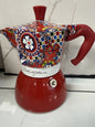 BIALETTI INDUCTION D/G RED 3 CUPS
